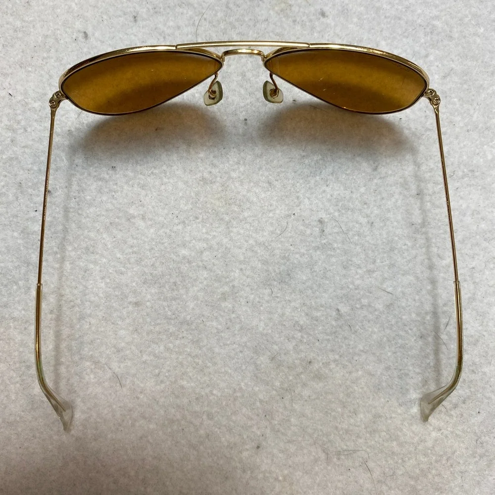 Ray-Ban RB3025 Aviator Sunglasses Mens Large Gold Brown Photochromic 58-14